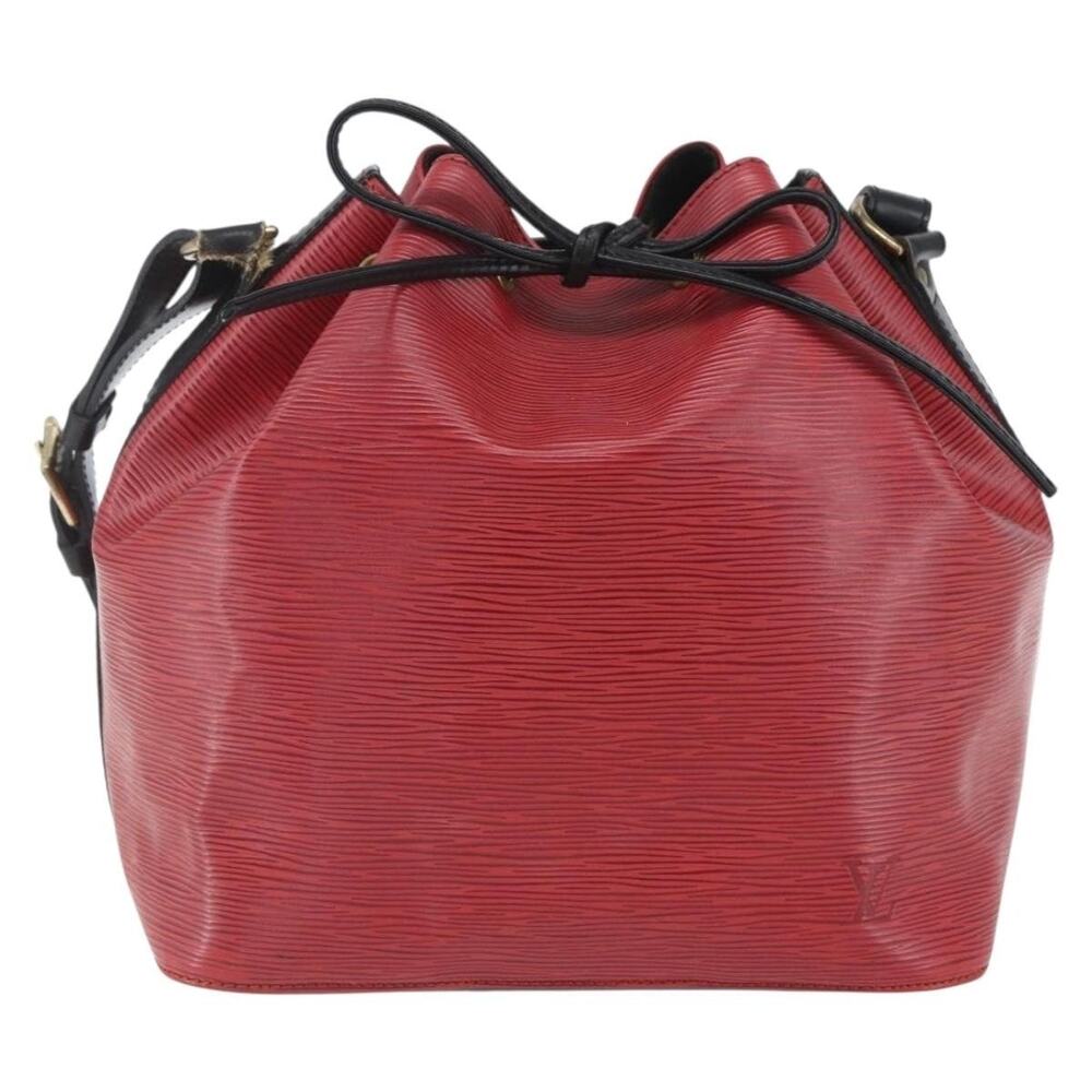 Louis Vuitton Epi Petit Noe Bucket Bag Bicolor Black